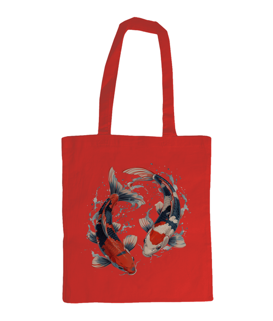 Bag 100% Cotton Koi Fish