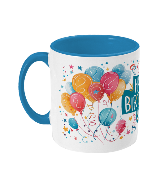Colored Mug Happy Birthday 50