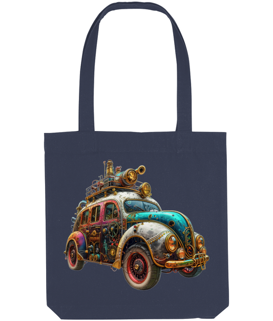 Bag Tote Bag Steampunk Car