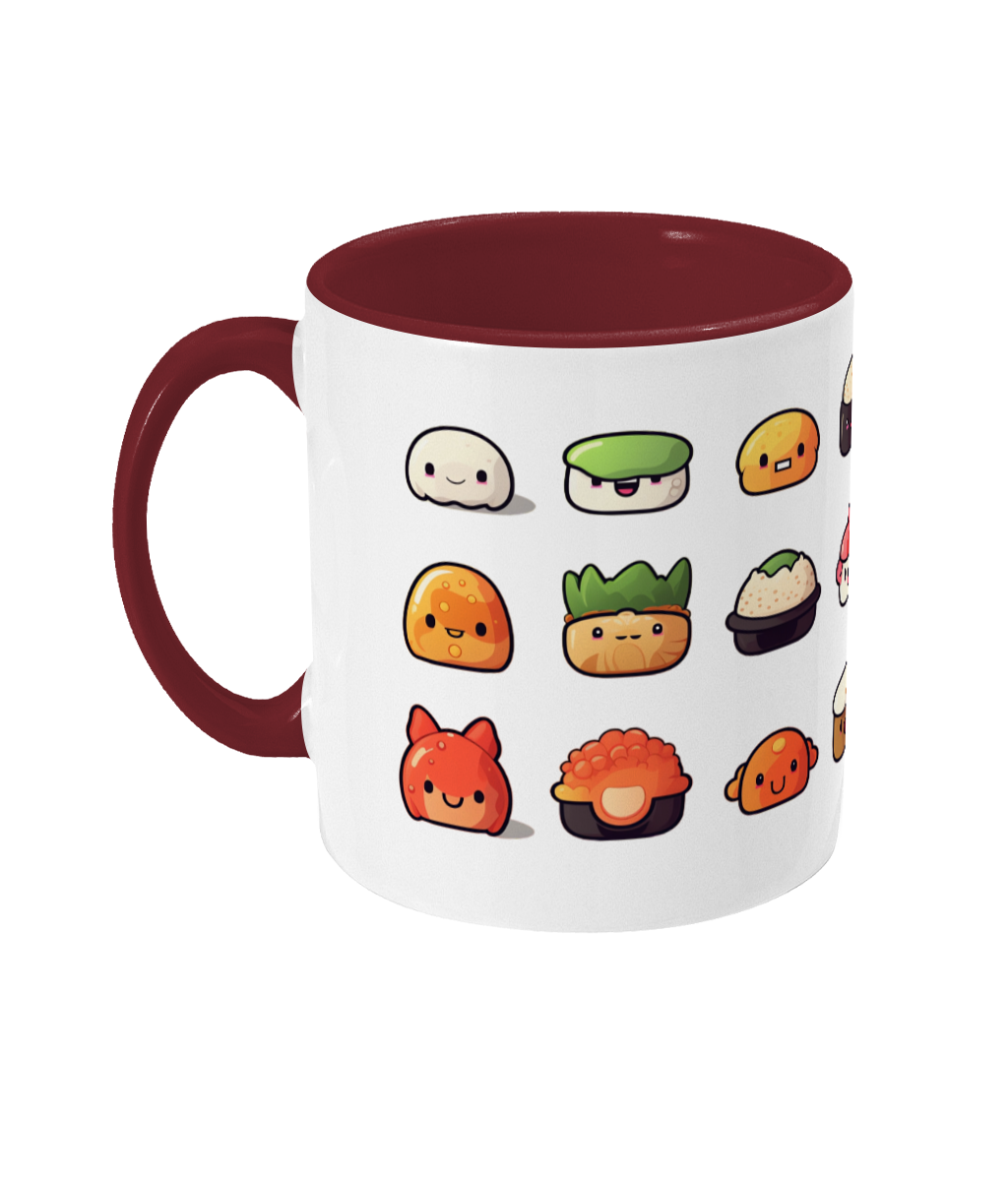 Colored Mug of Sushi