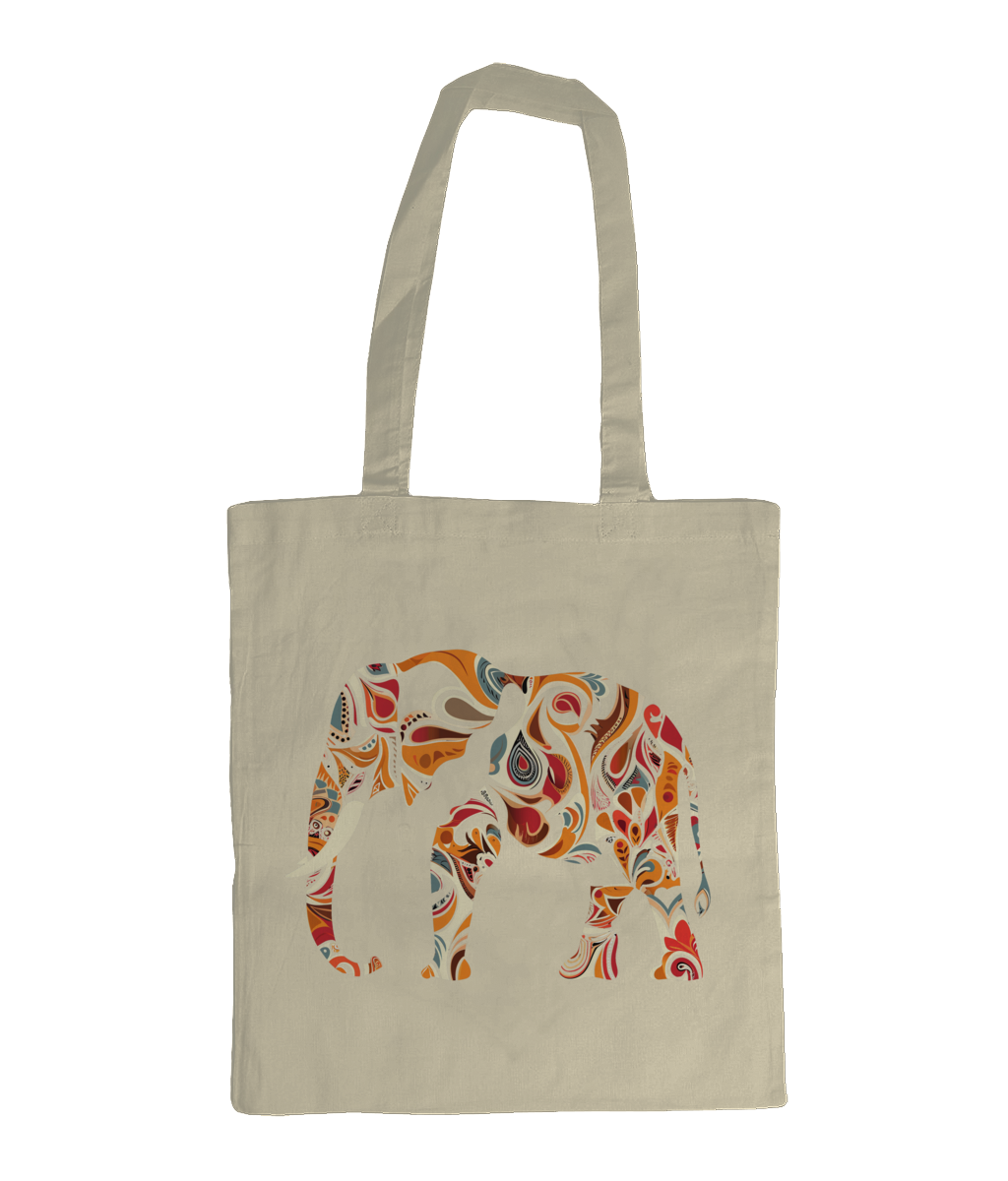 Bag 100% Cotton Elephant