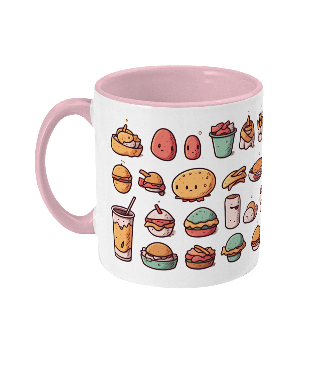 Colored Mug Street Food