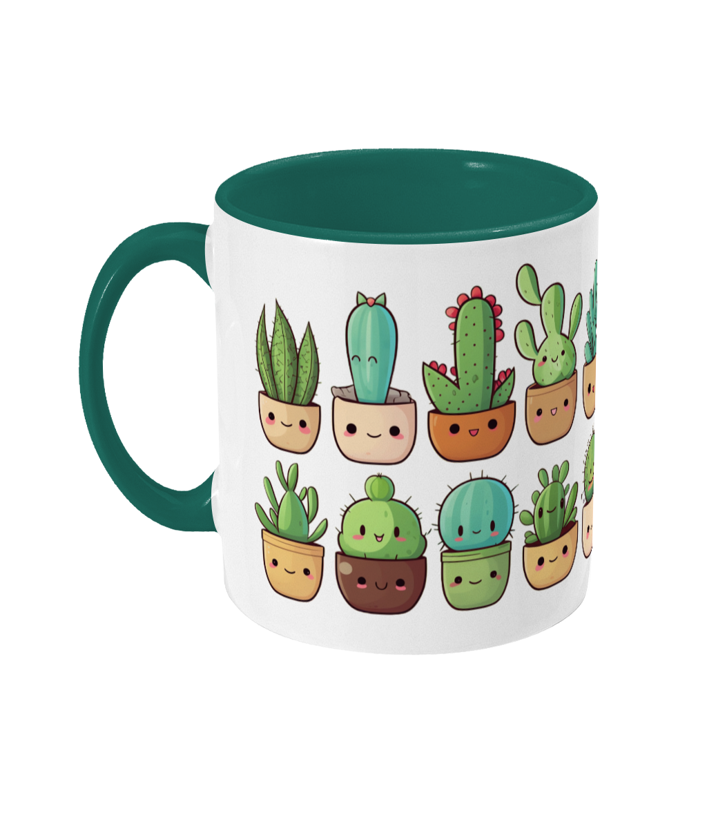 Colored Mug Cacti