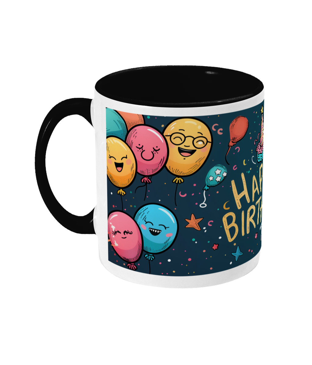 Gekleurde Mok Happy Birthday 70