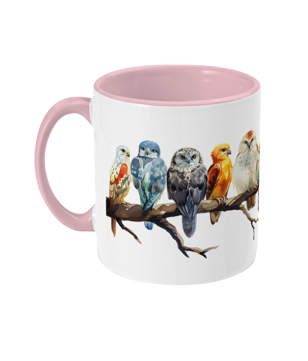 Colored Mug Birds of Prey