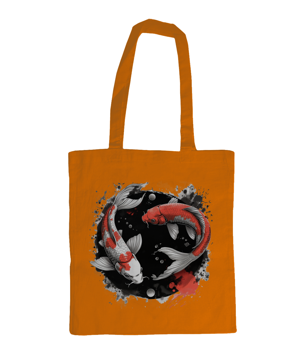 Bag 100% Cotton Koi Fish