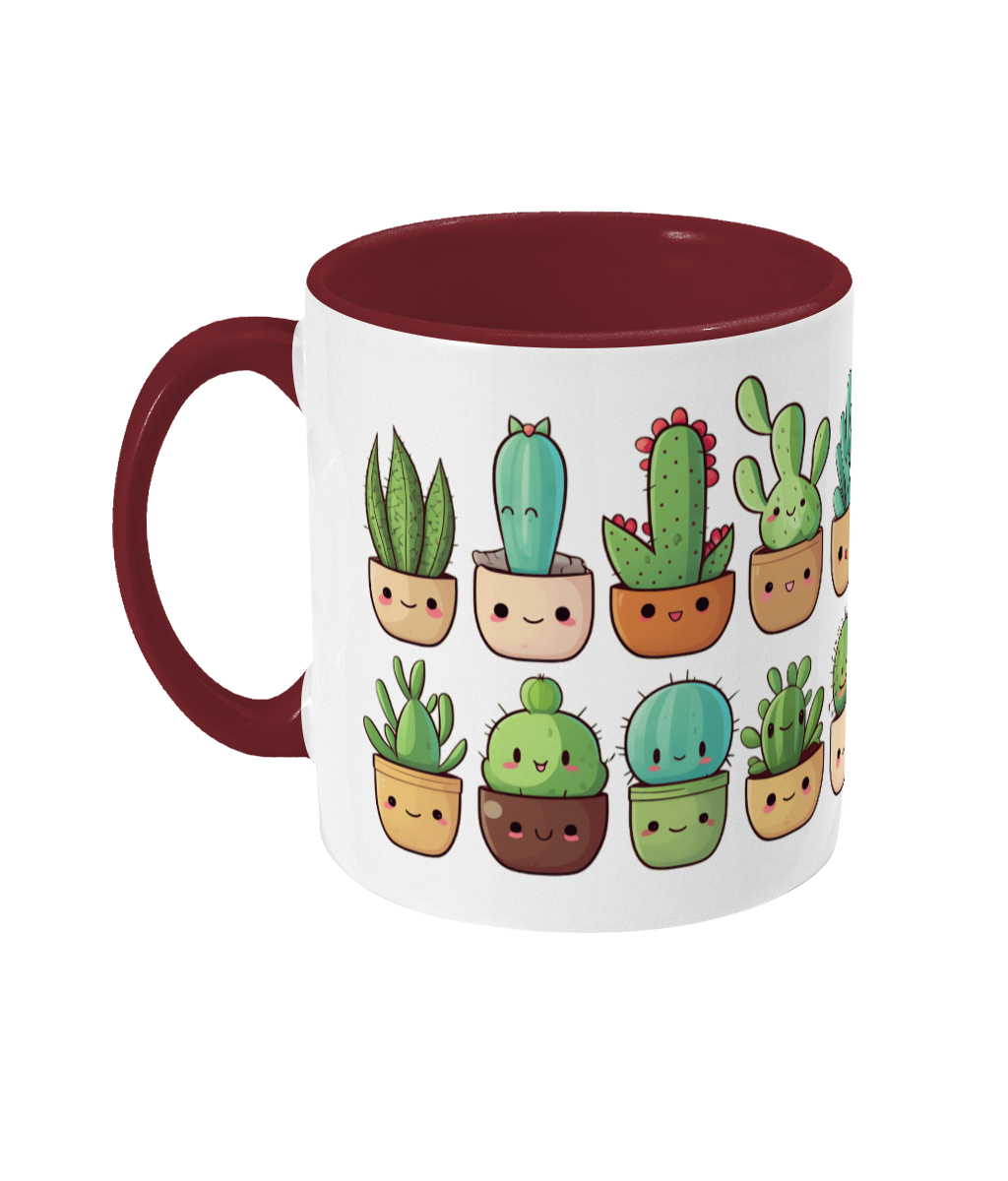 Colored Mug Cacti