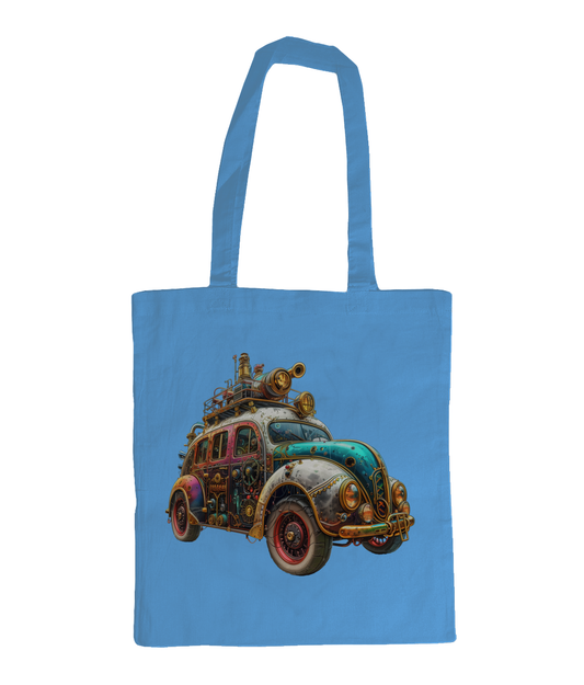 Bag 100% Cotton Steampunk Car