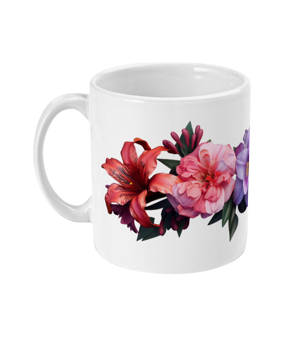 Fleurs dans une tasse
