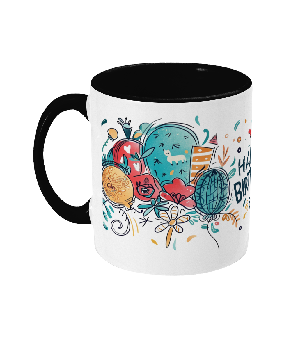 Tasse colorée Joyeux anniversaire 30 ans