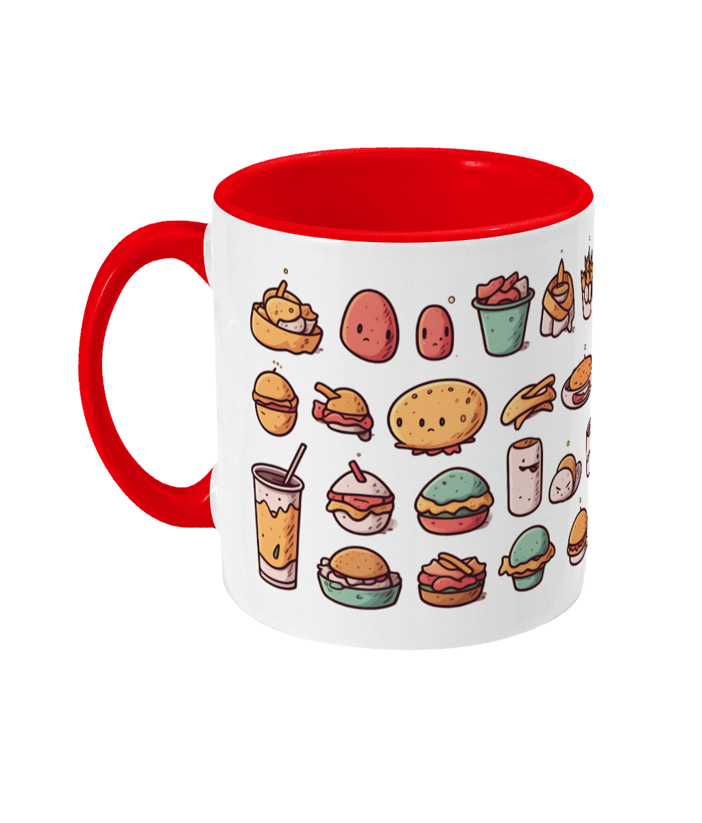 Colored Mug Street Food