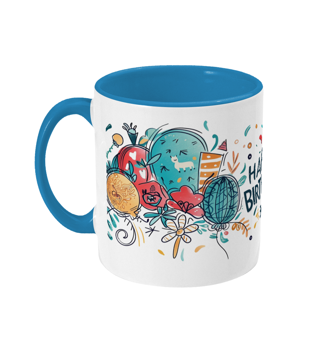 Tasse colorée Joyeux anniversaire 30 ans