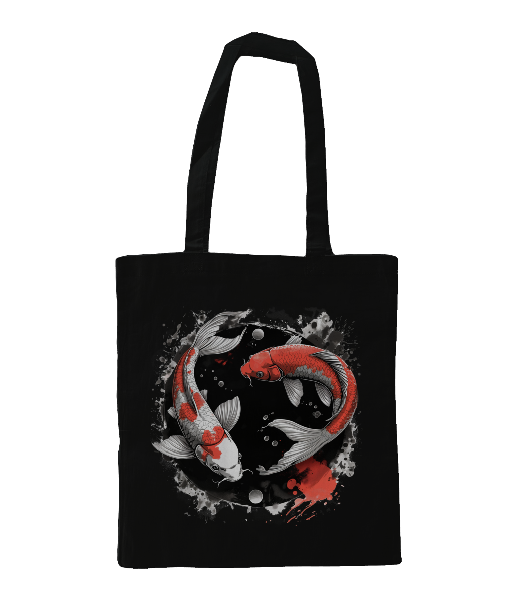 Bag Organic Cotton Koi Fish