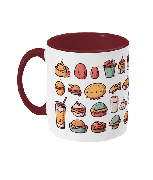 Colored Mug Street Food