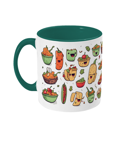 Tasse colorée Nourriture mexicaine