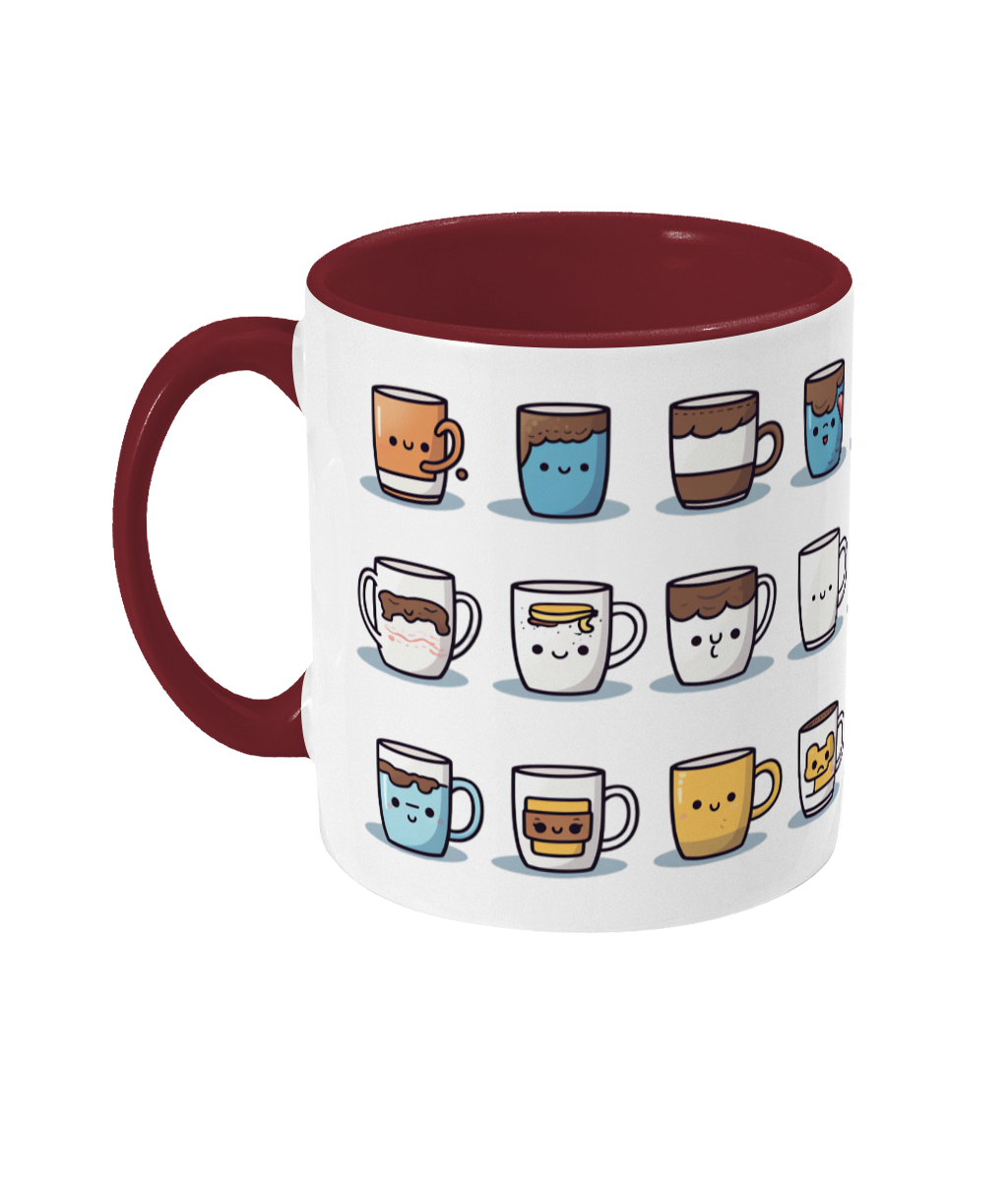 Tasses colorées
