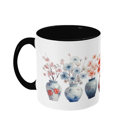 Colored Mug Flowers