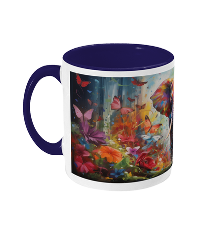 Mug coloré Éléphant dans la forêt