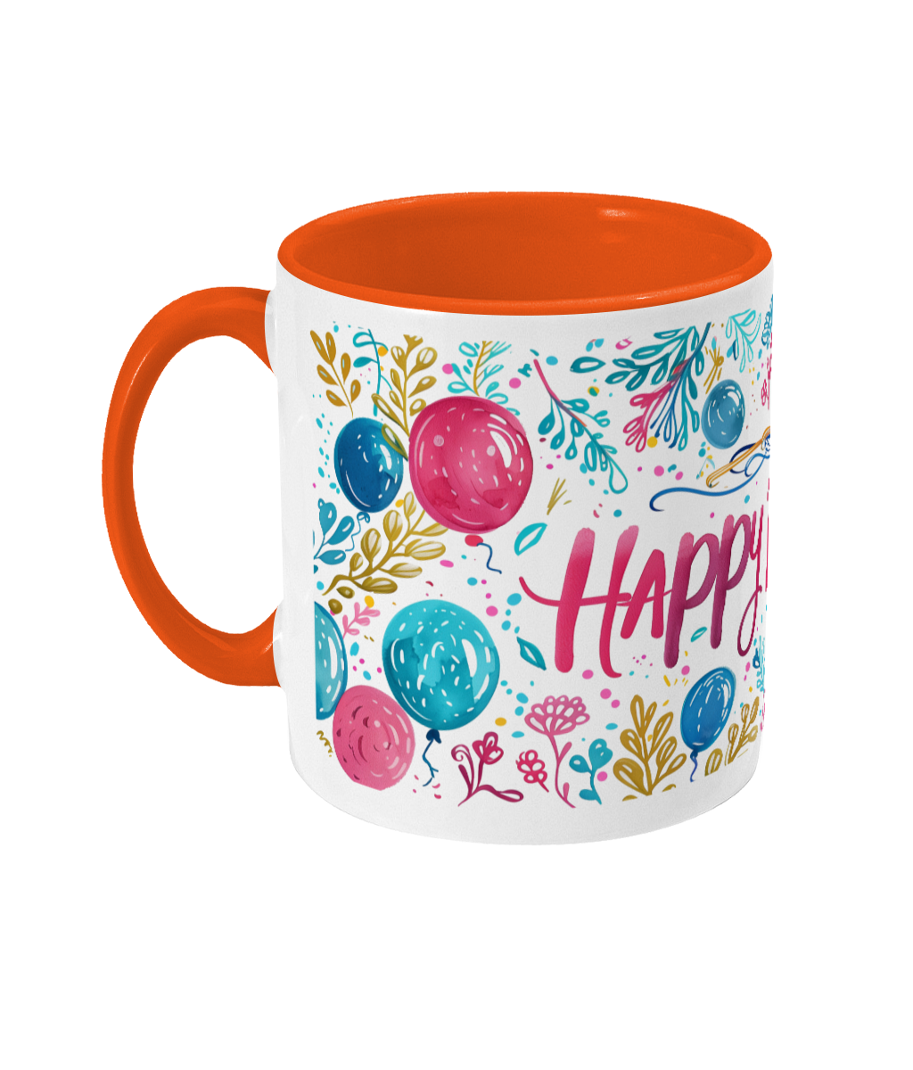 Colored Mug Happy Birthday