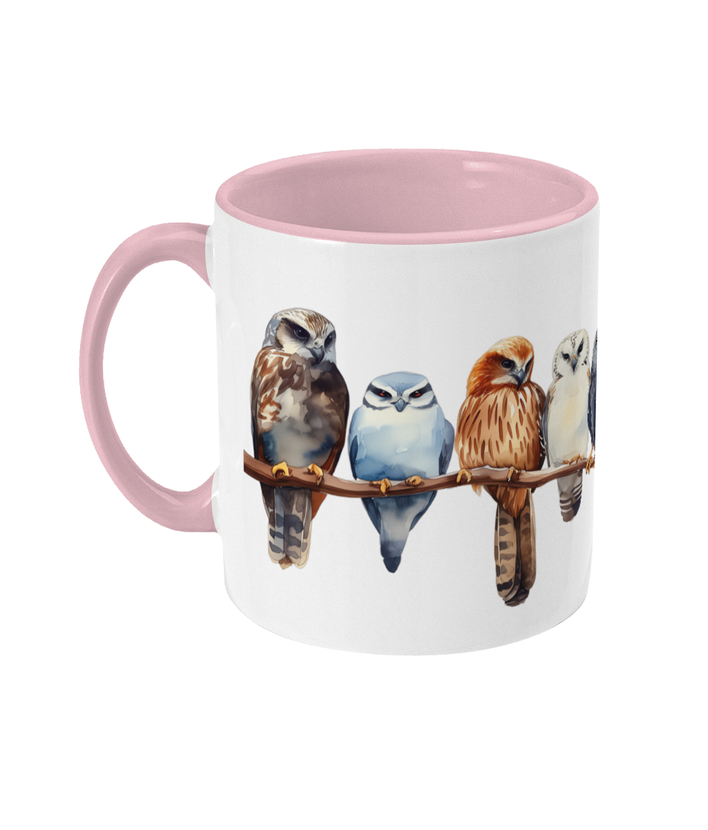 Colored Mug Birds of Prey