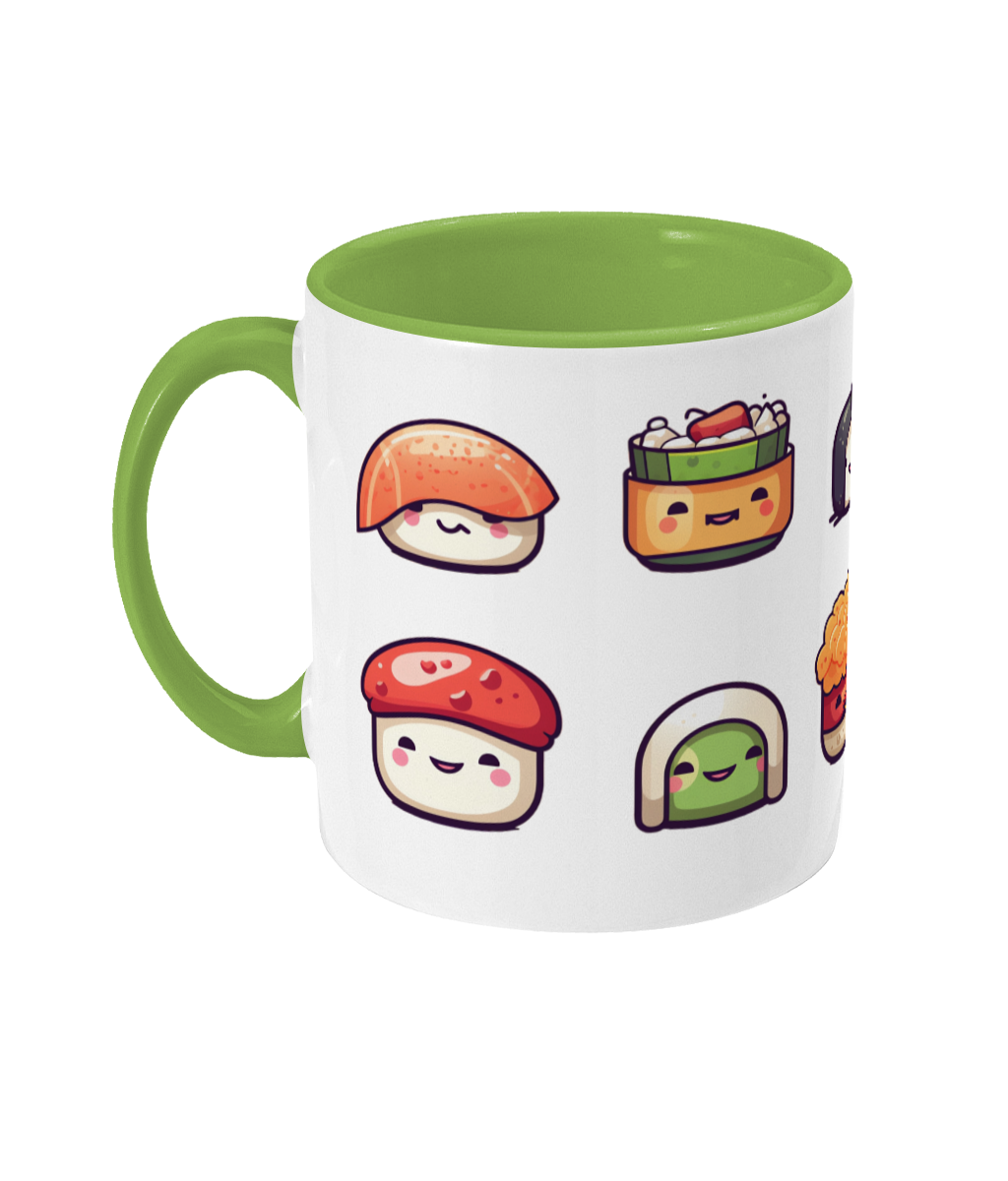 Colored Mug of Sushi