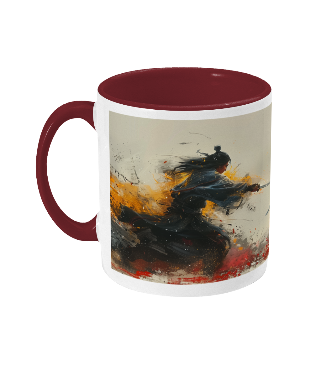 Gekleurde Mok Samurai