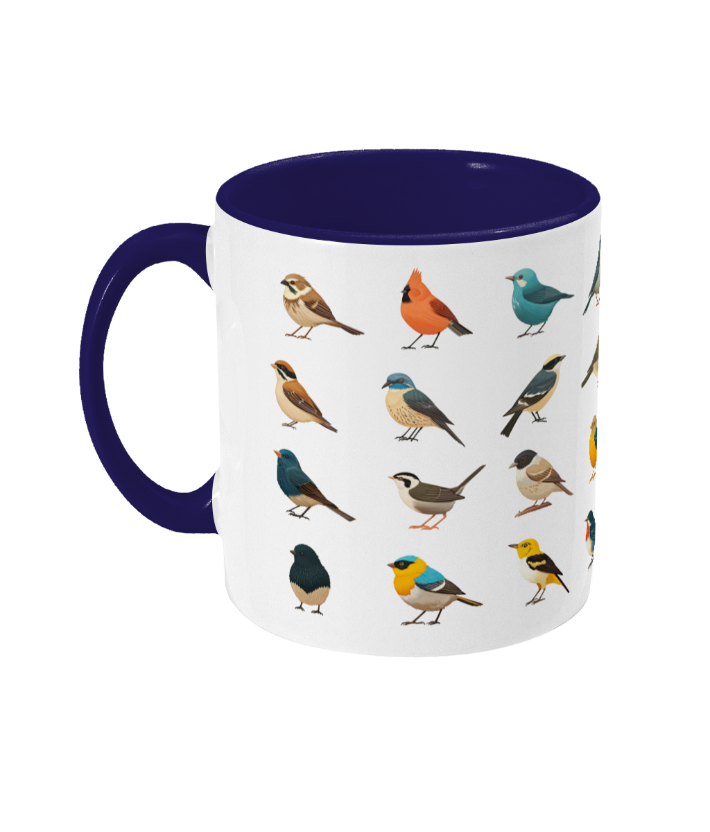 Gekleurde Mok Vogels