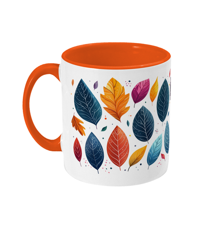 Colored Mug Leaves