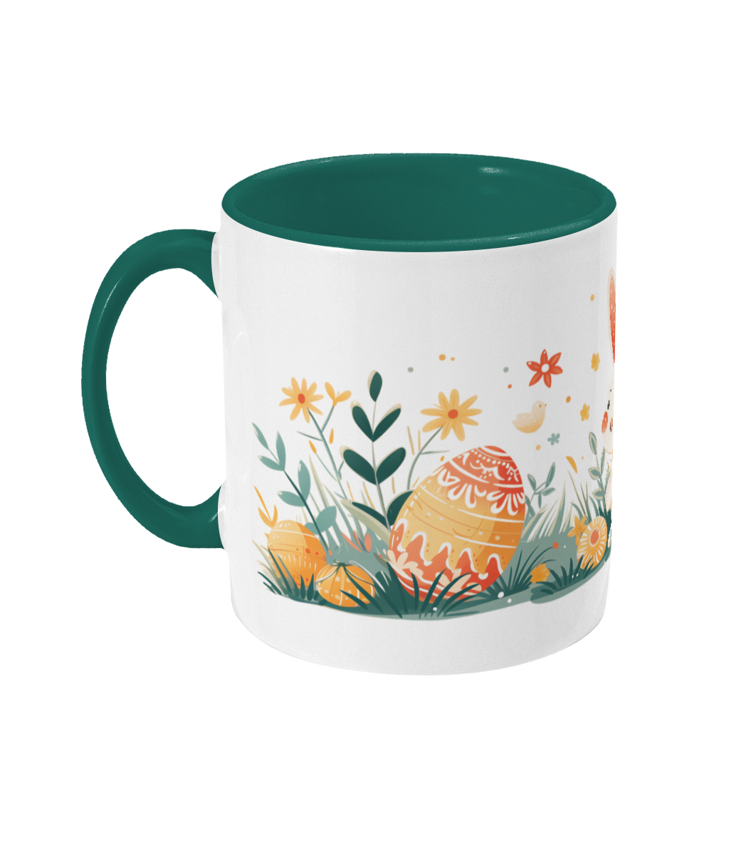 Tasse colorée de Pâques