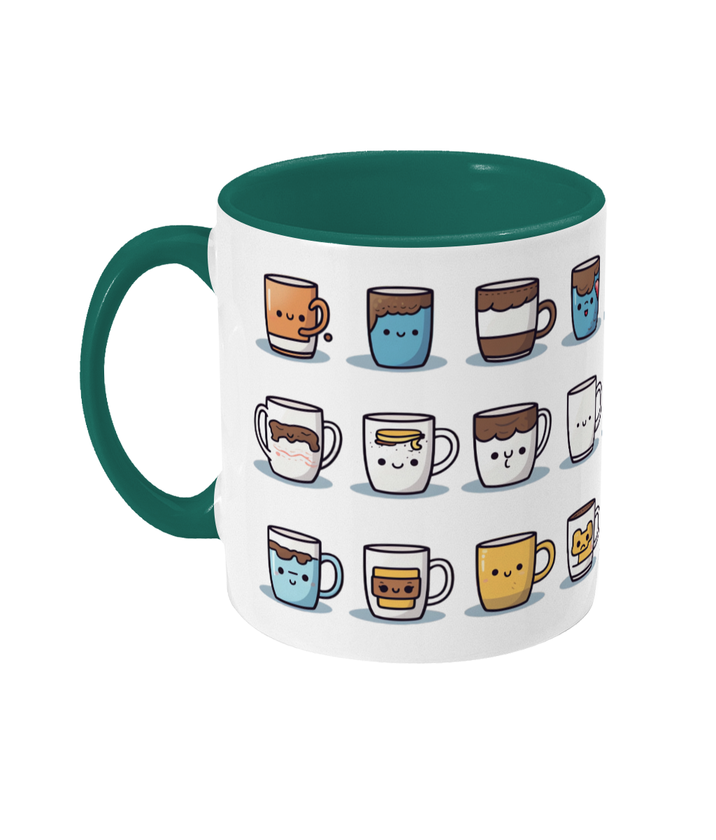 Tasses colorées