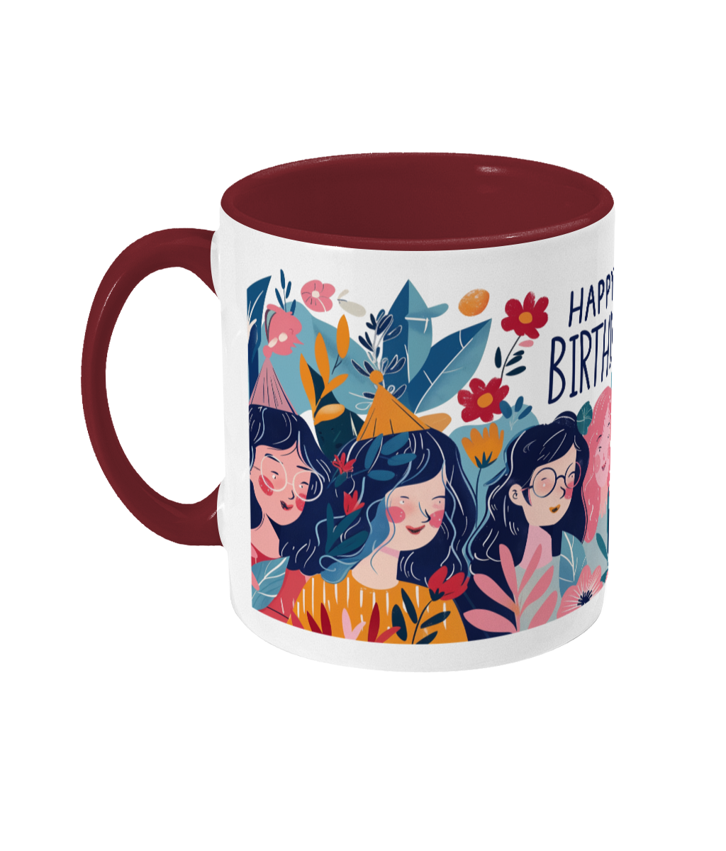 Colored Mug Happy Birthday