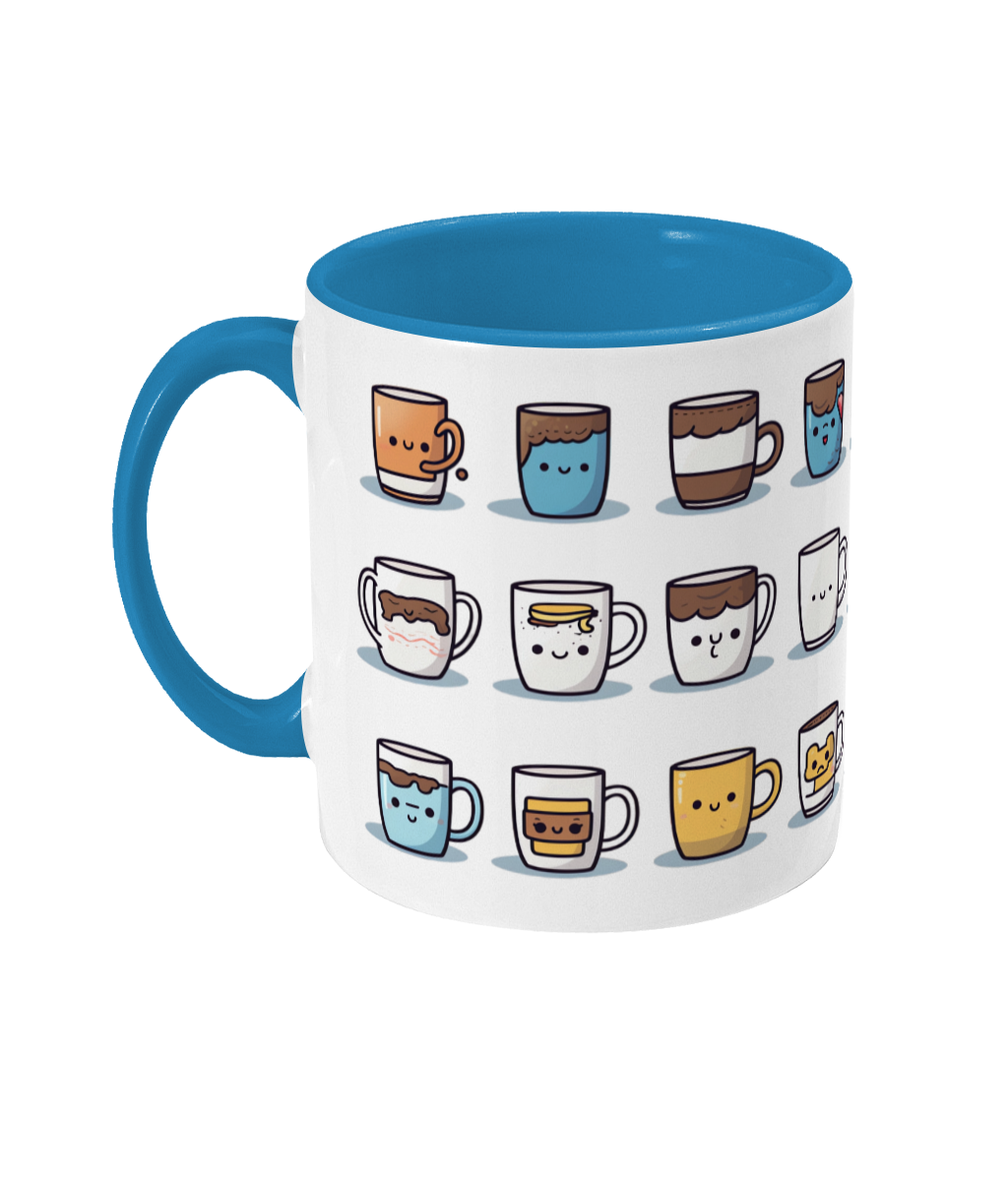 Tasses colorées