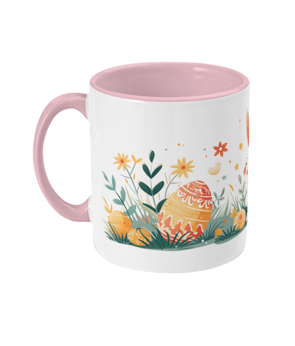 Tasse colorée de Pâques