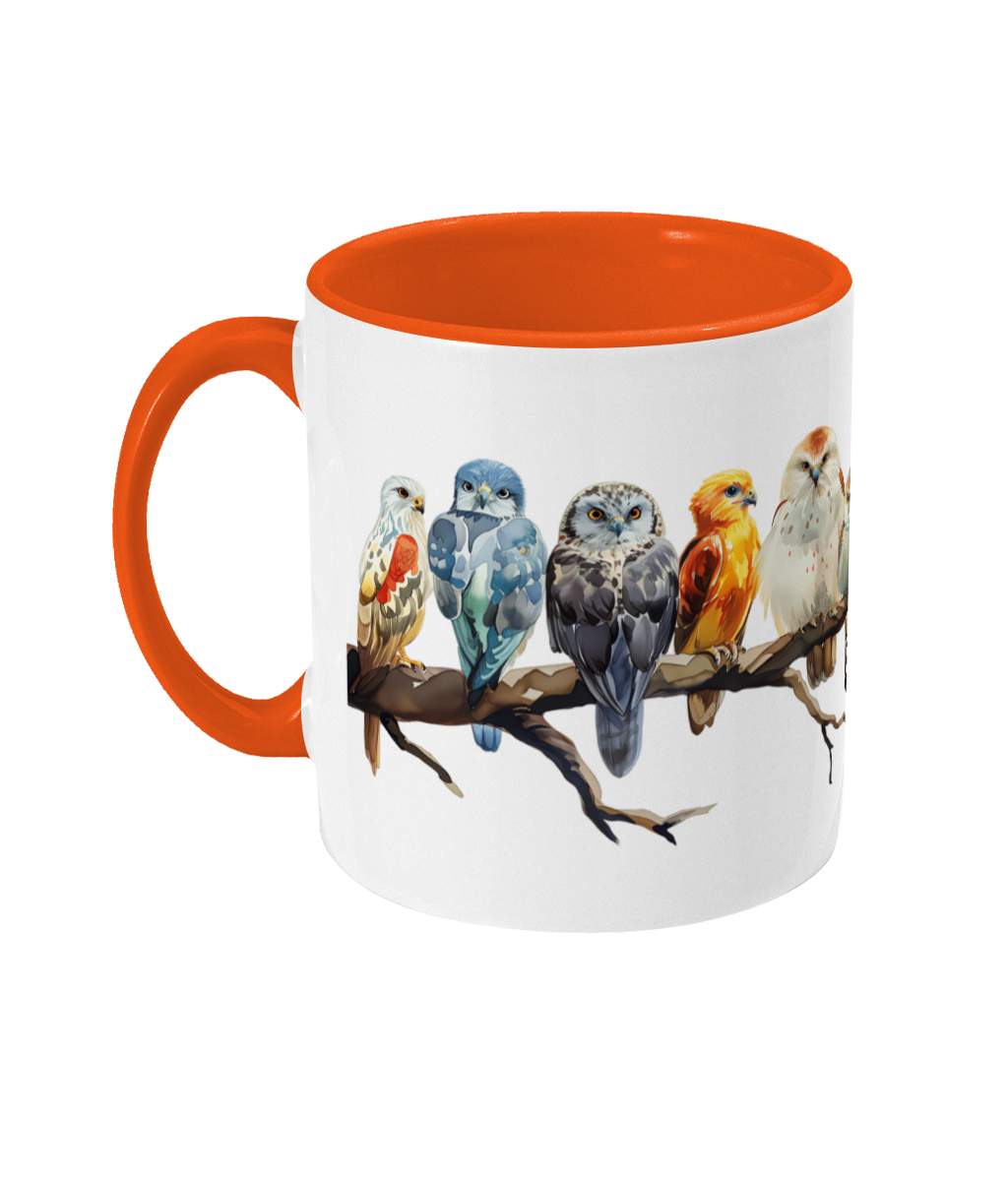 Gekleurde Mok Roofvogels