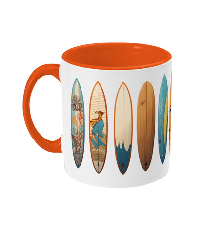 Colored Mug Surfboards