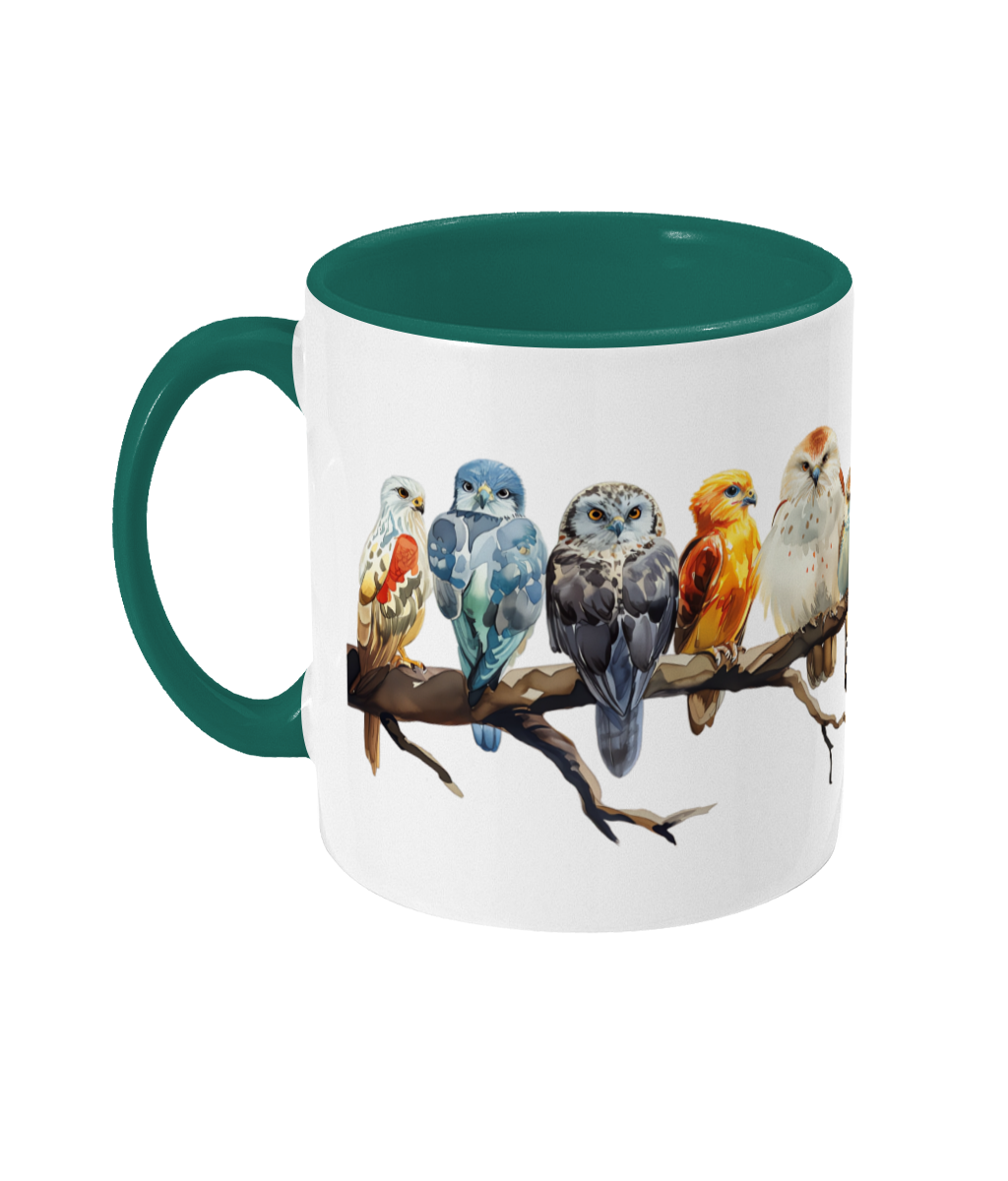 Gekleurde Mok Roofvogels
