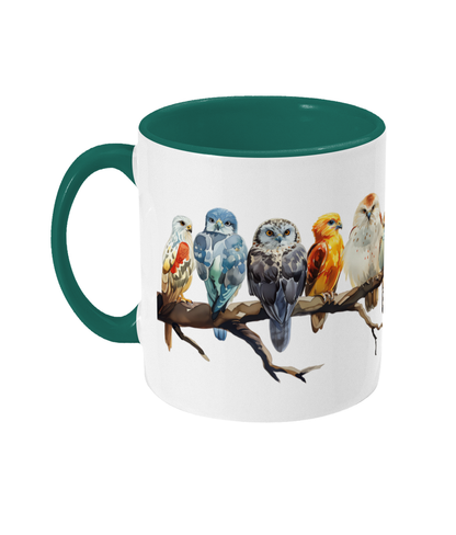 Gekleurde Mok Roofvogels