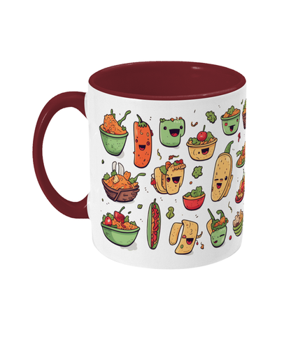 Tasse colorée Nourriture mexicaine