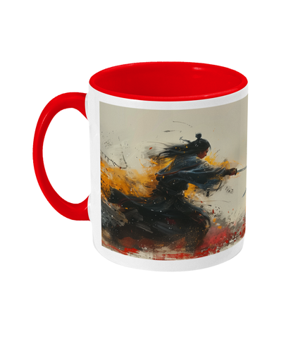 Gekleurde Mok Samurai