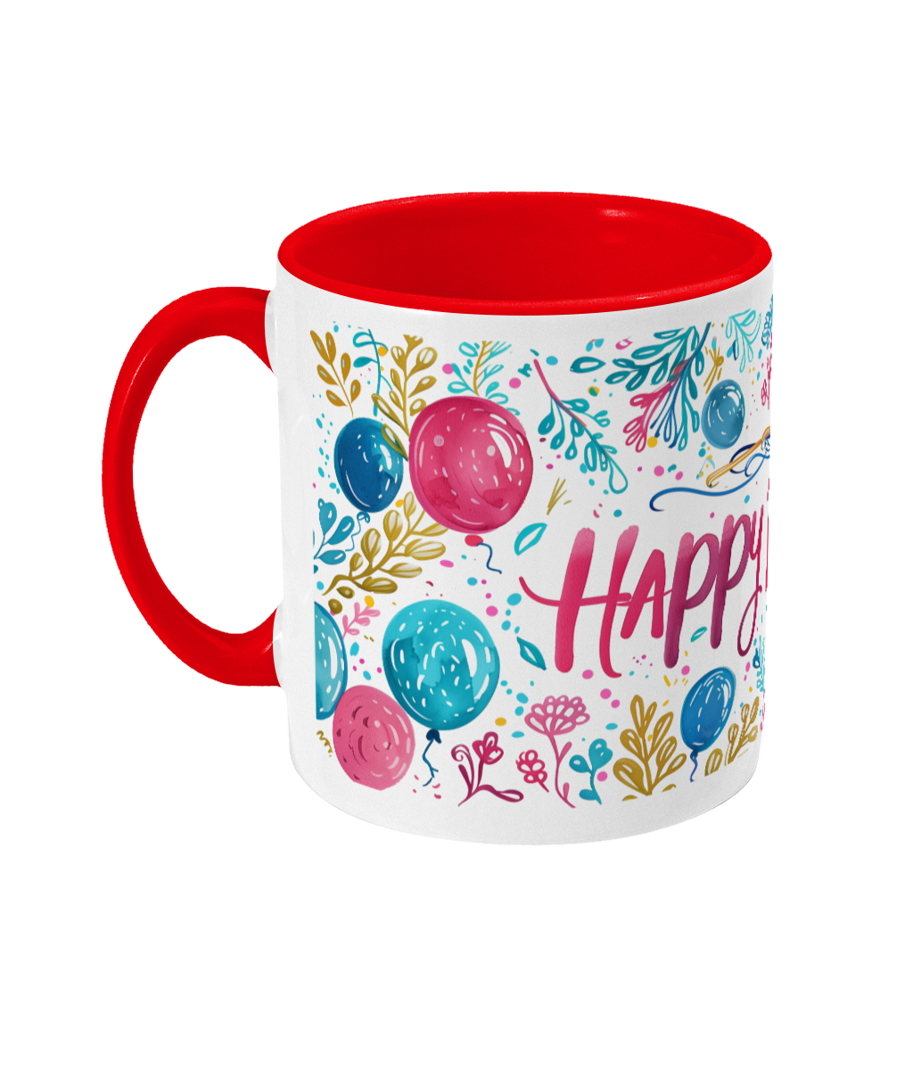 Colored Mug Happy Birthday