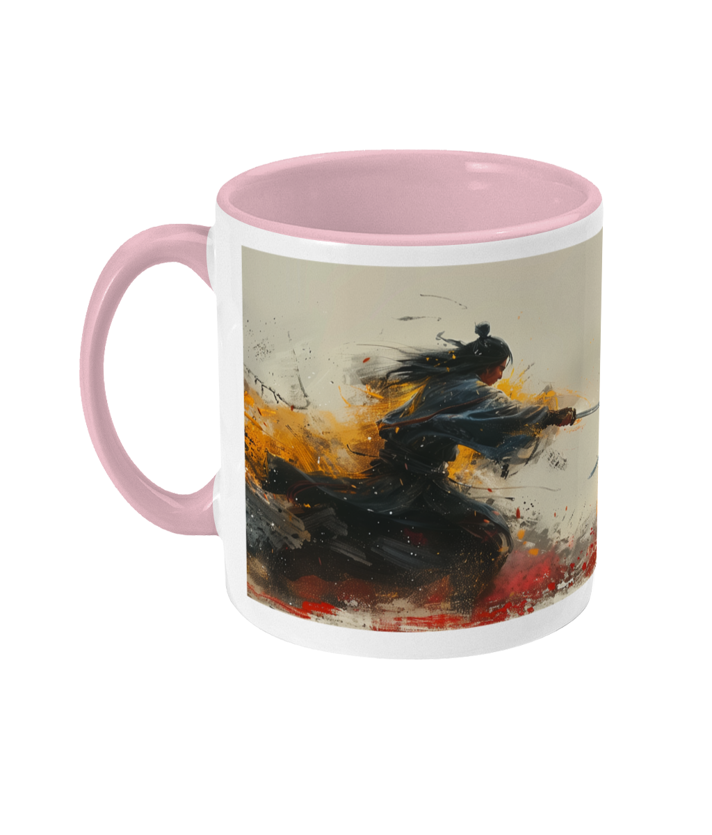 Gekleurde Mok Samurai