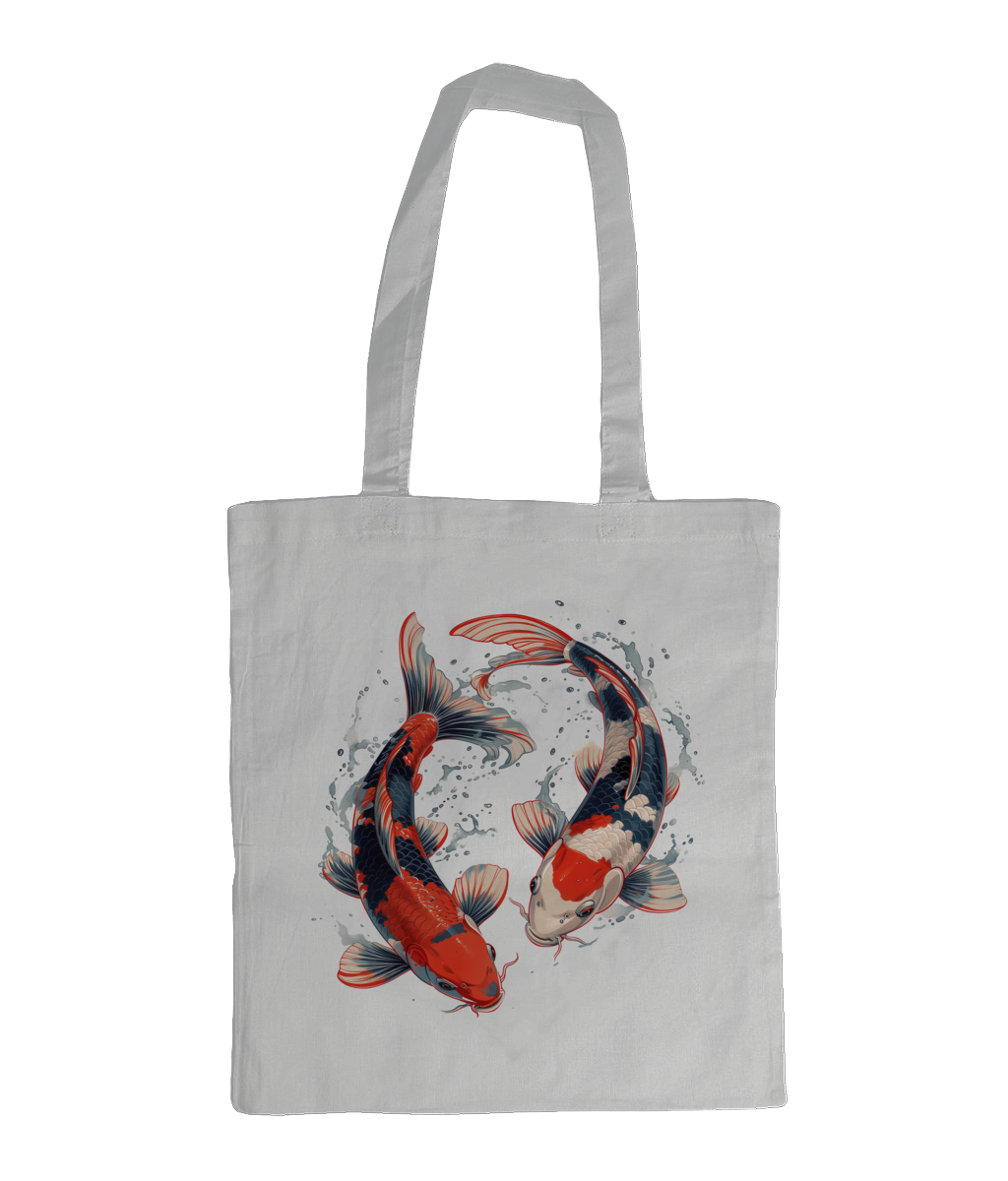 Bag 100% Cotton Koi Fish