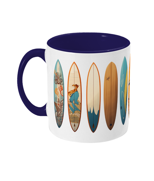 Colored Mug Surfboards