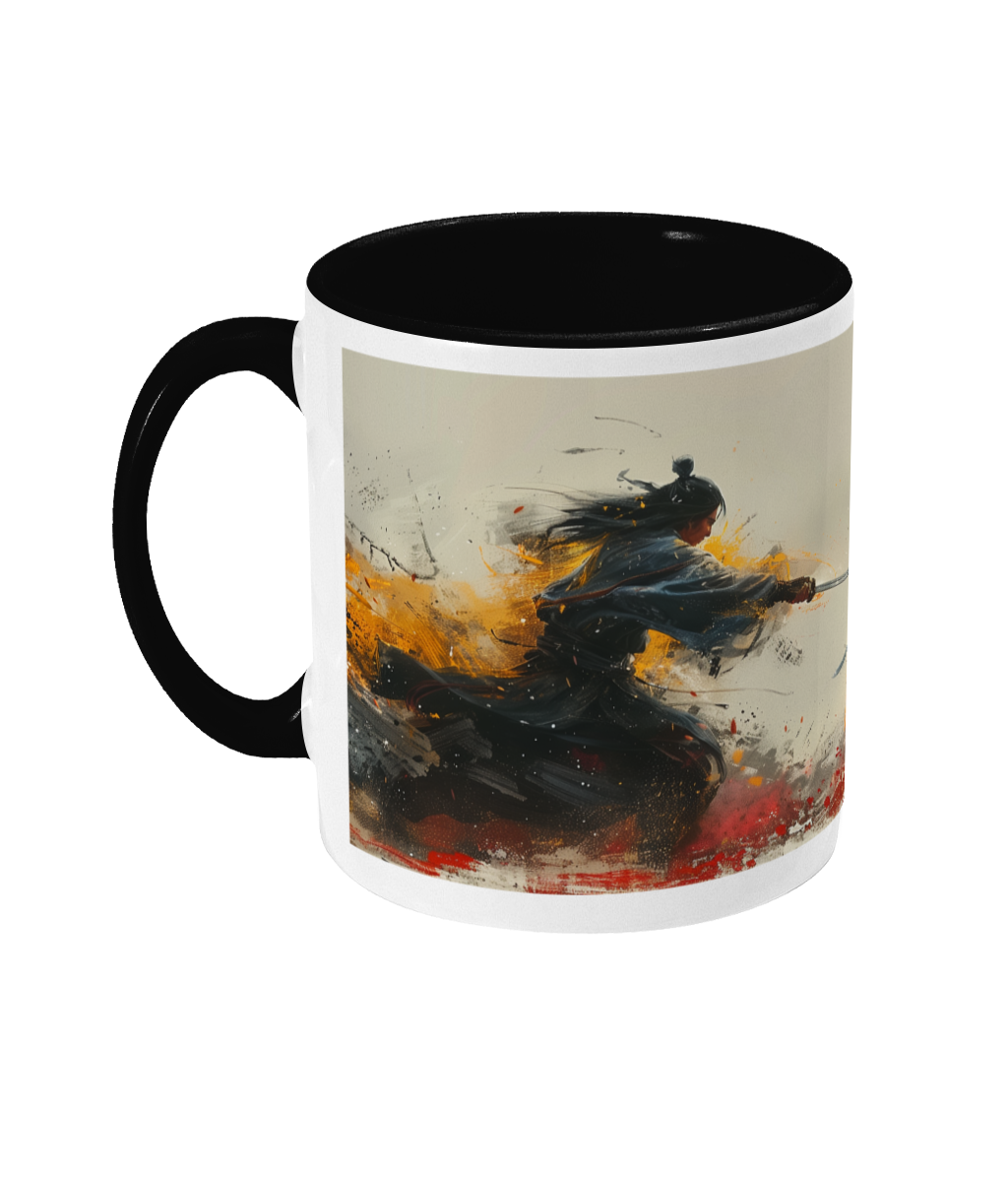Gekleurde Mok Samurai