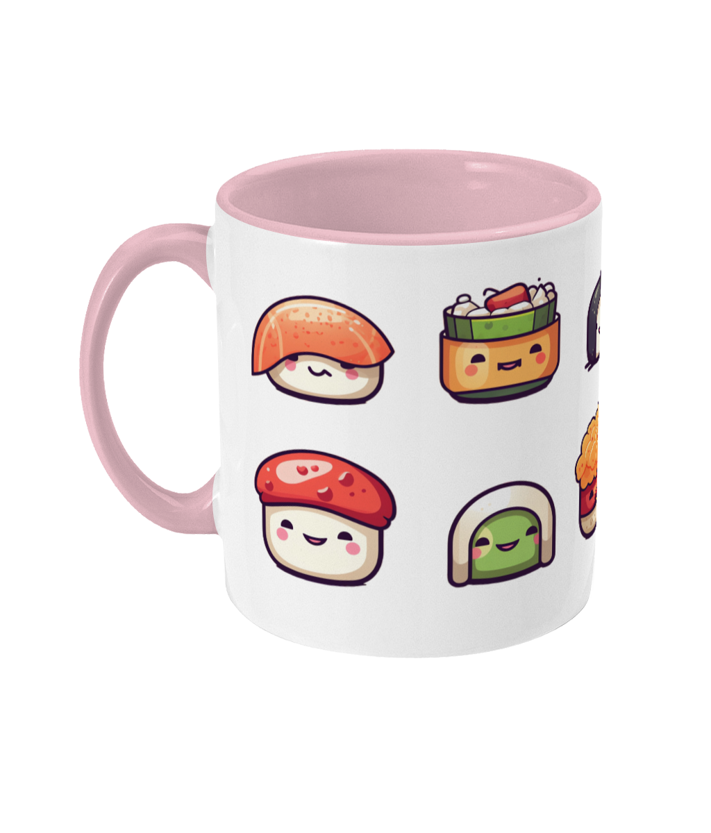 Colored Mug of Sushi