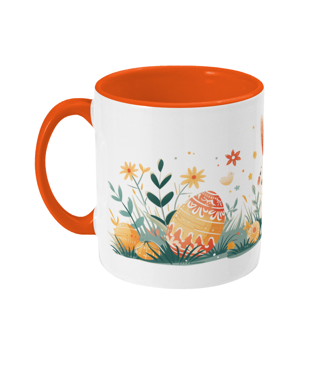Tasse colorée de Pâques