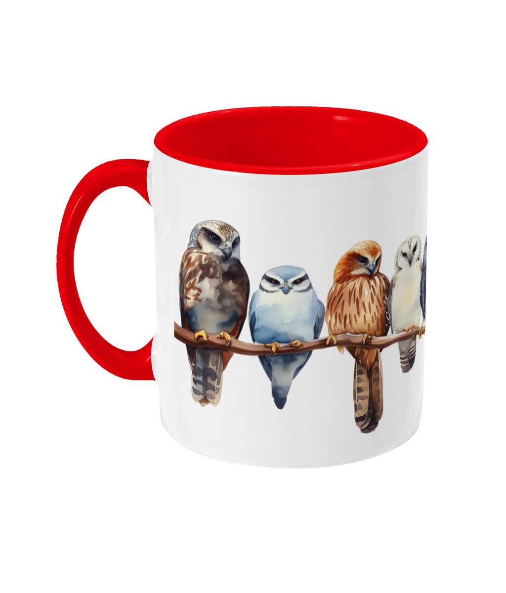 Colored Mug Birds of Prey