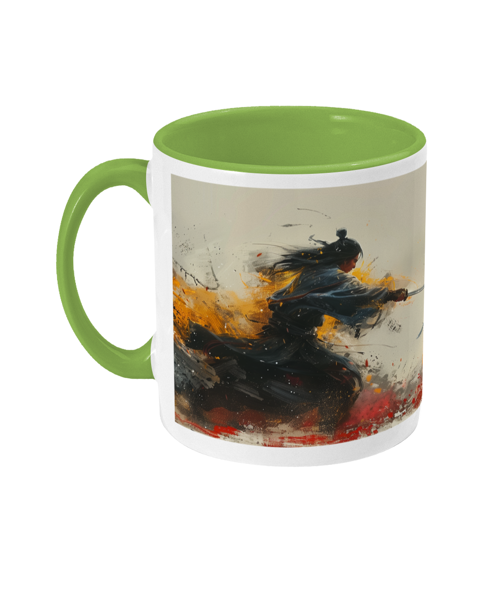 Gekleurde Mok Samurai