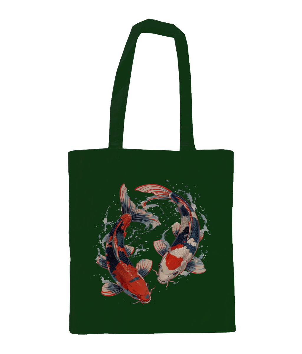 Bag 100% Cotton Koi Fish