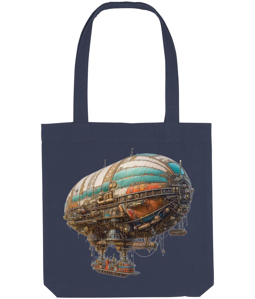 Bag Tote Bag Steampunk Zeppelin